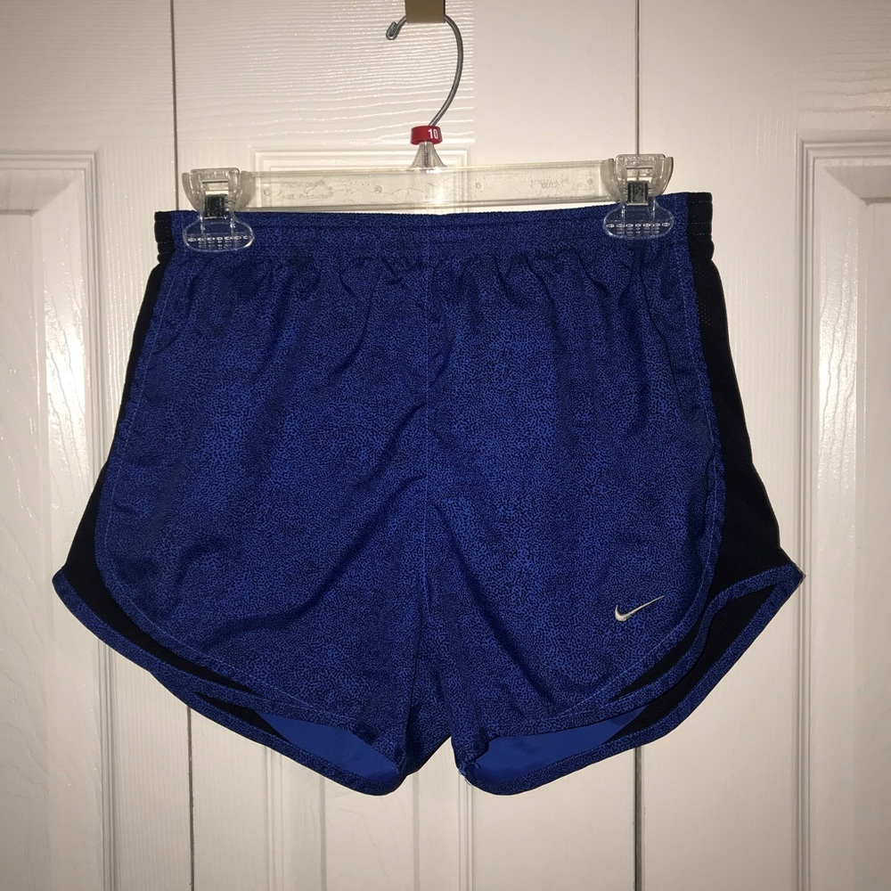 Blue Nike dri-fit shorts